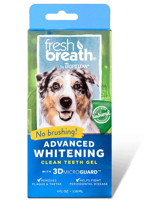Fresh breath by sales tropiclean advanced whitening